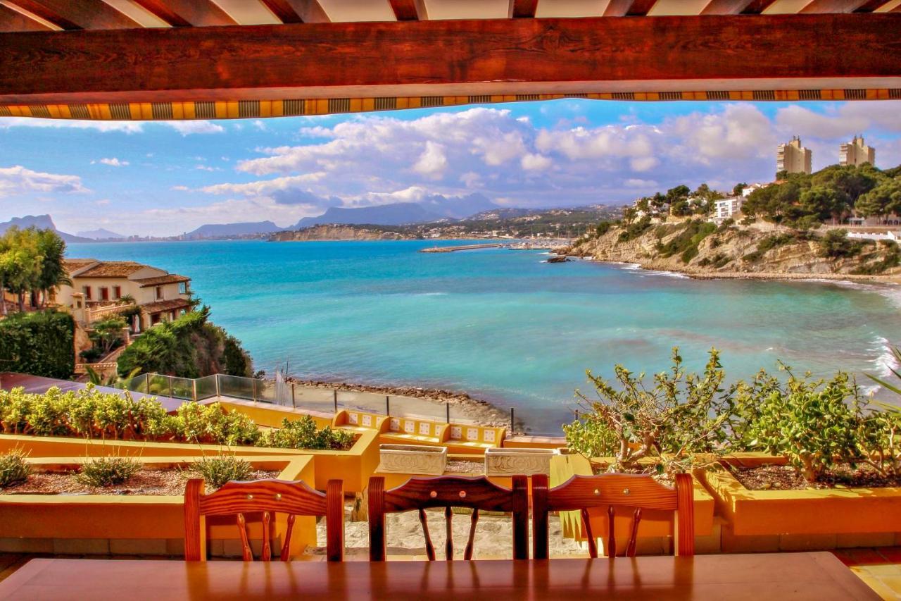 El Portet - Beachfront Holiday Home With Private Pool In Moraira Exterior photo