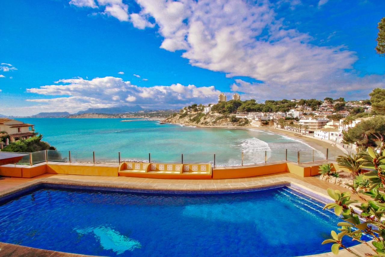 El Portet - Beachfront Holiday Home With Private Pool In Moraira Exterior photo